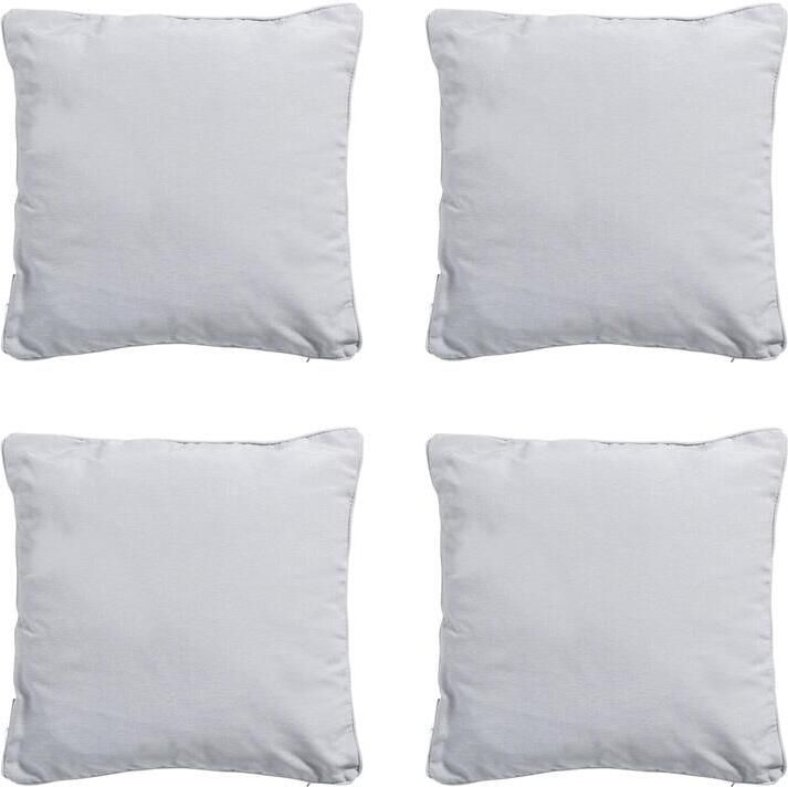 Madison Sierkussen Panama light grey Ca. 60x60 cm Set van 4