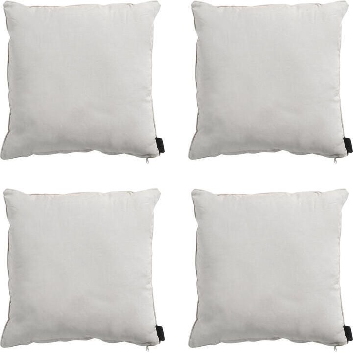 Madison Sierkussen Panama linnen Ca. 60x60 cm Set van 4