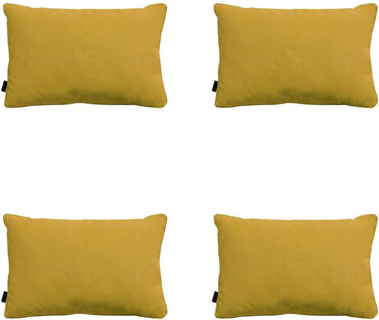 Madison Sierkussen Panama mustard Ca. 40x60 cm Set van 4