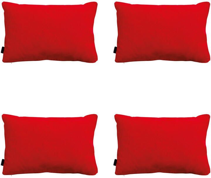 Madison Sierkussen Panama red Ca. 40x60 cm Set van 4