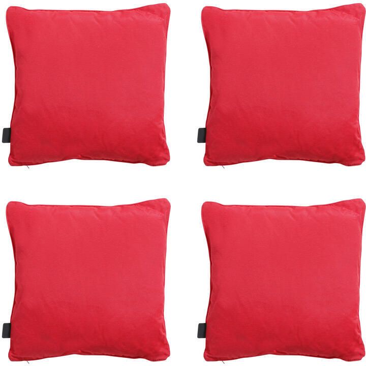 Madison Sierkussen Panama red Ca. 60x60 cm Set van 4