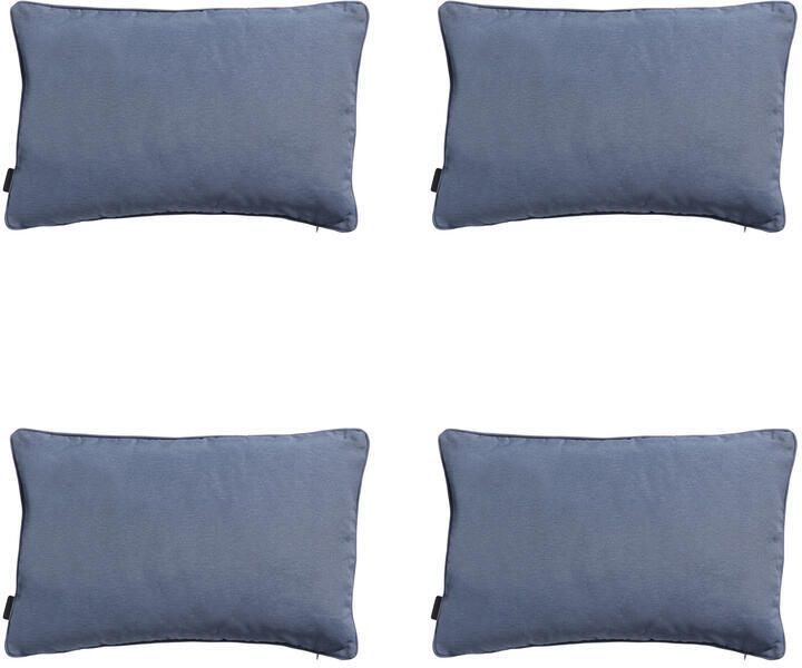 Madison Sierkussen Panama safier blue Ca. 40x60 cm Set van 4