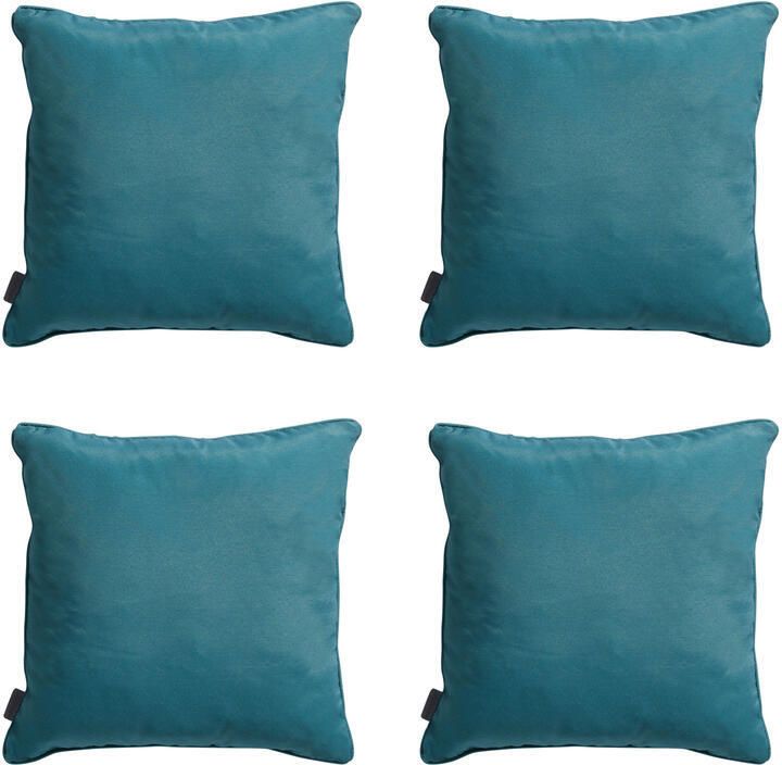 Madison Sierkussen Panama sea blue Ca. 45x45 cm Set van 4