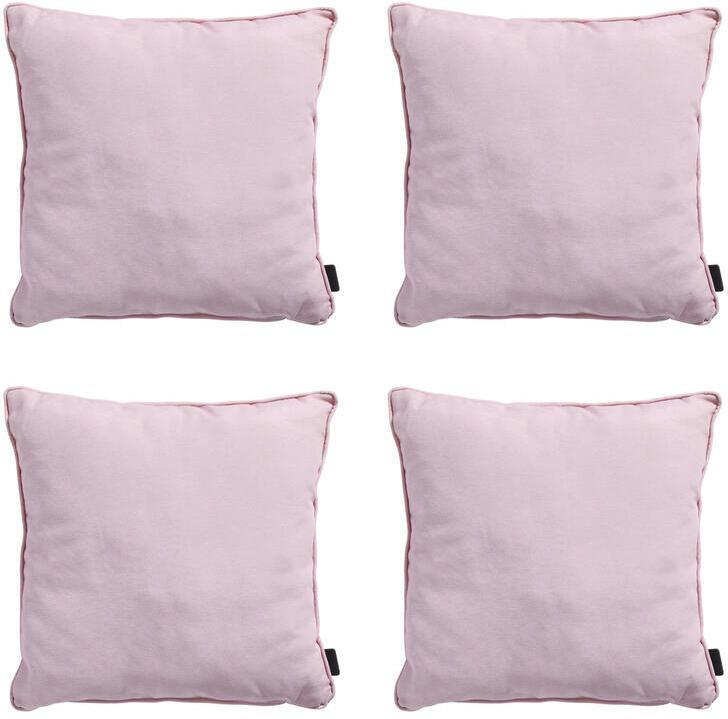 Madison Sierkussen Panama soft pink Ca. 60x60 cm Set van 4