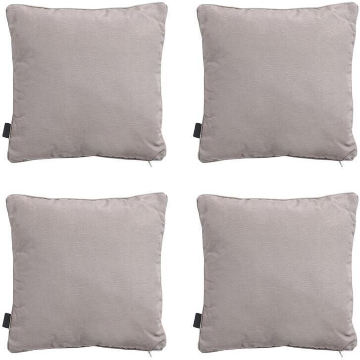 Madison Sierkussen Panama taupe Ca. 60x60 cm Set van 4