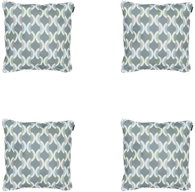 Madison Sierkussen Trivia grey Ca. 50x50 cm Set van 4