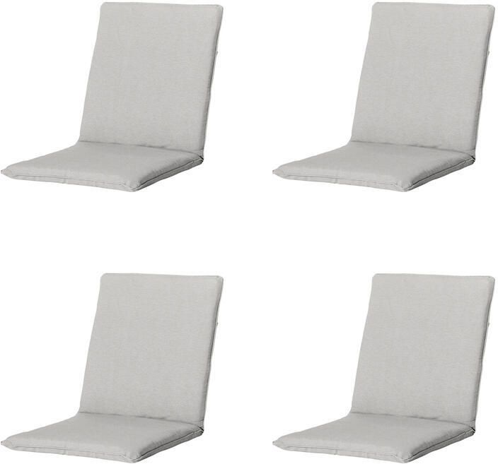 Madison Stapelstoelkussen Panama linnen Ca. 97x49 cm Set van 4