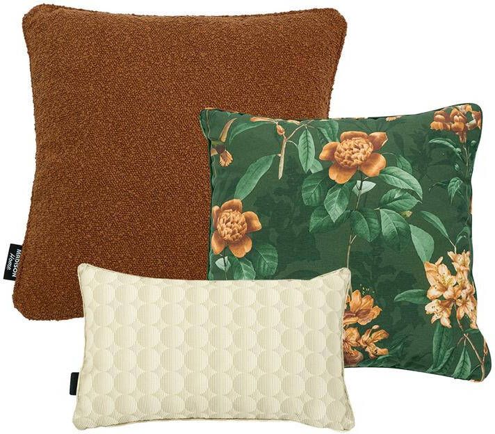 Madison Sierkussen set Lua Green natural terra 3 stuks