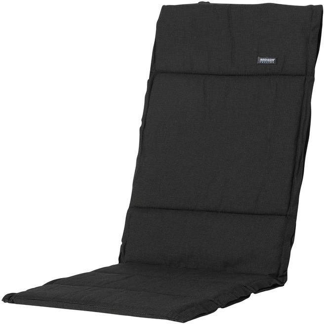 Madison Tuinkussen Fiber De Luxe Rib Black 125x51 Zwart