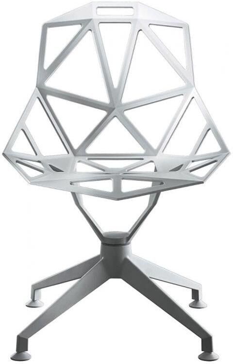 Magis Chair One 4Star stoel wit niet-draaibaar