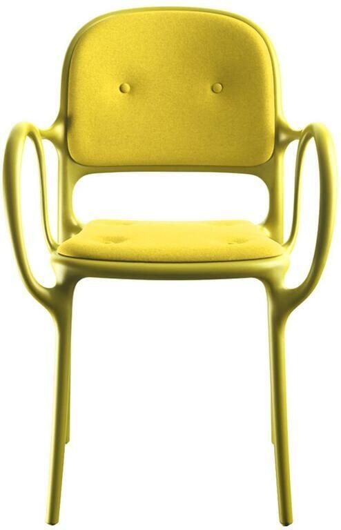 Magis Milà gestoffeerde stoel geel