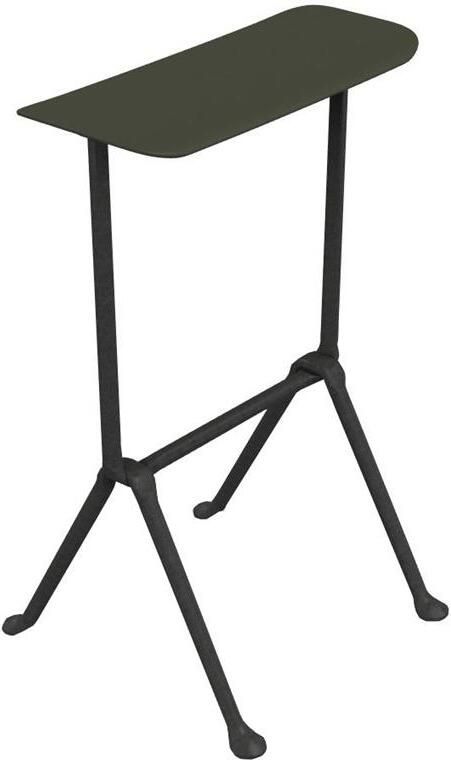 Magis Officina barkruk H65 polypropylene antraciet|donkergroen