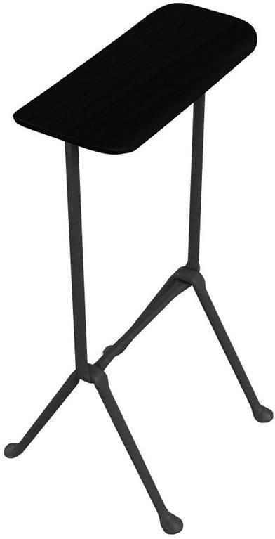 Magis Officina barkruk H75 antraciet|zwart