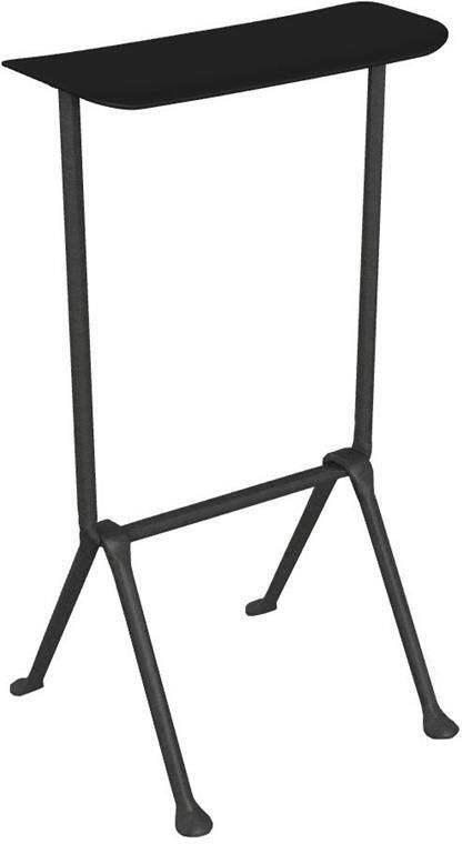 Magis Officina barkruk H75 polypropylene antraciet|zwart