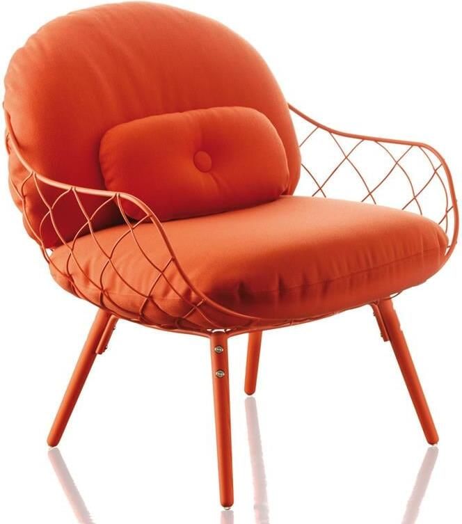 Magis Piña Low fauteuil rood
