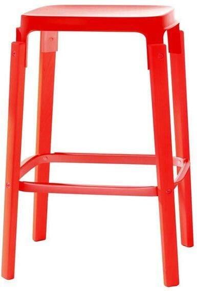 Magis Steelwood barkruk rood 68cm