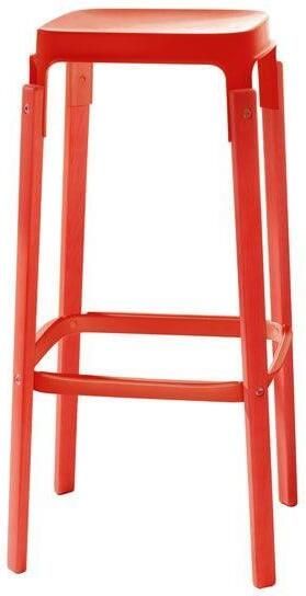 Magis Steelwood barkruk rood 78cm