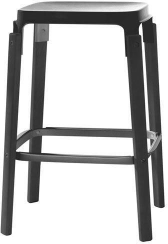 Magis Steelwood barkruk zwart 68cm