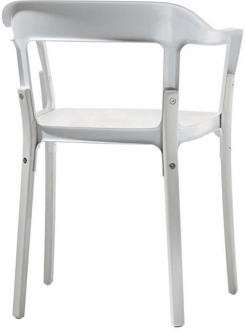 Magis Steelwood stoel wit