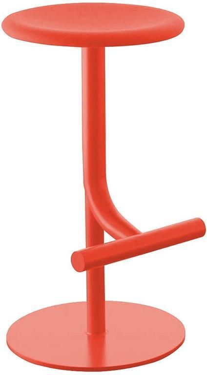 Magis Tibu verstelbare barkruk koraalrood