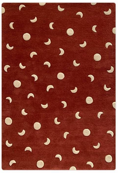 Maison Deux Vloerkleed Manen Brick Red M 120 x 180 cm