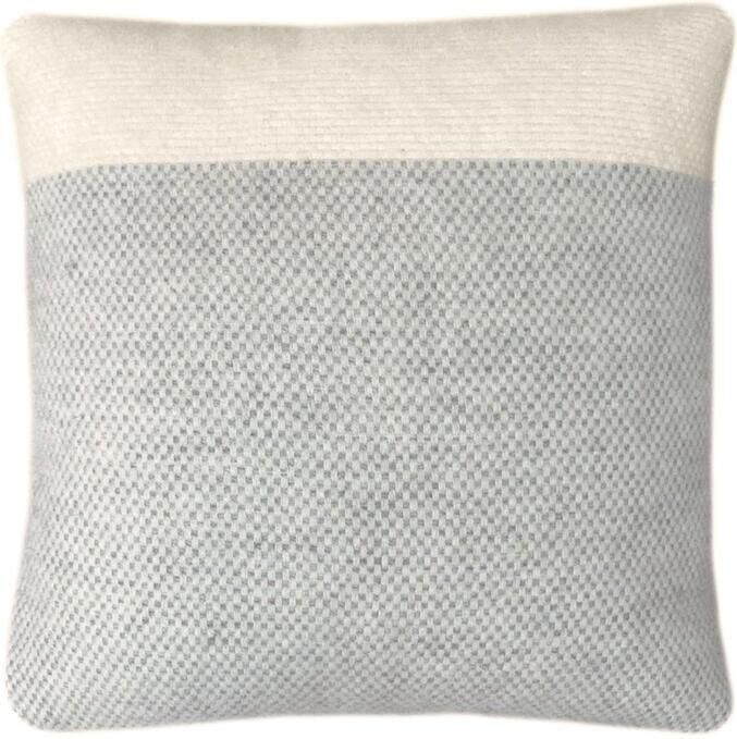 Malagoon Easy Nature Wool Sierkussen 50 x 50 cm Grijs