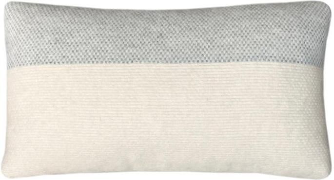 Malagoon Easy Nature Wool Sierkussen 60 x 35 cm Grijs