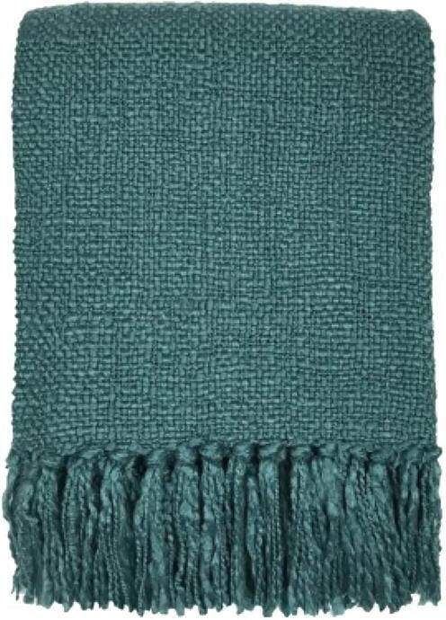 Malagoon Lake Green Solid Plaid 125 x 150 cm