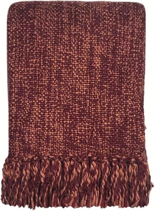 Malagoon Marble Plaid Bordeaux