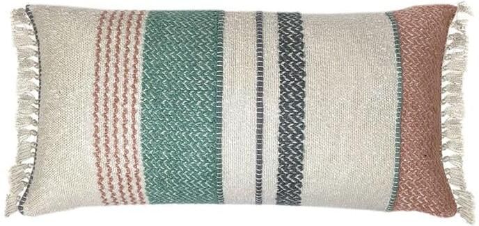 Malagoon Multicolor Bouclé Sierkussen 37 x 70 cm Pastel