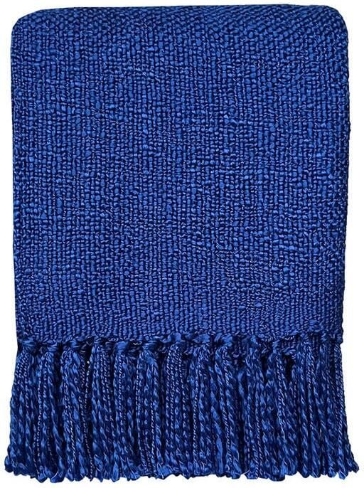 Malagoon Solid Plaid 125 x 150 cm Diepblauw