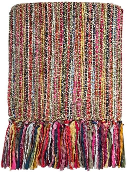 Malagoon Solid Plaid 125 x 150 cm Multicolor