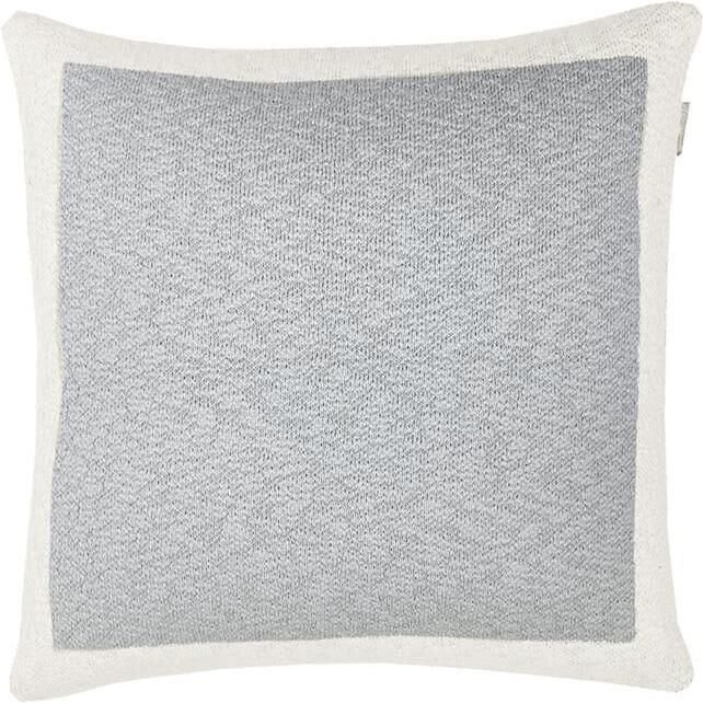 Malagoon Solid Poster Gebreid Sierkussen 50 x 50 cm Grijs