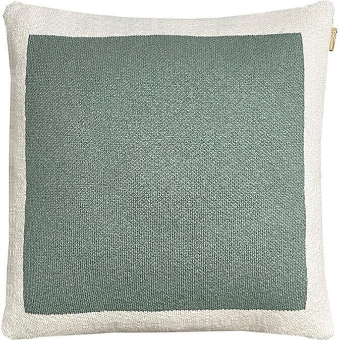 Malagoon Solid Poster Sierkussen 50 x 50 cm Saliegroen
