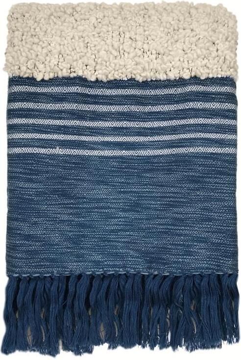 Malagoon Tribal Plaid Indigo