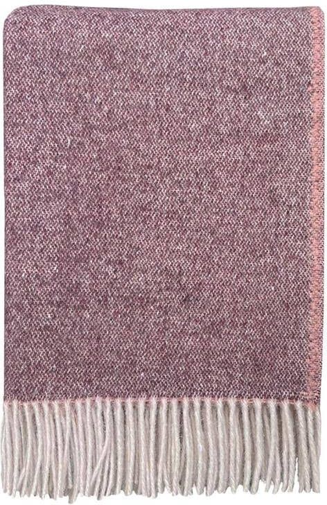 Malagoon Recycled Wool Plaid Rozenhout