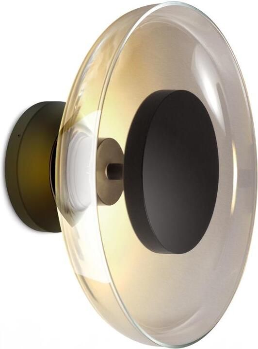 Marset Aura Plus Canopy wandlamp LED Ø25 transparant smoked