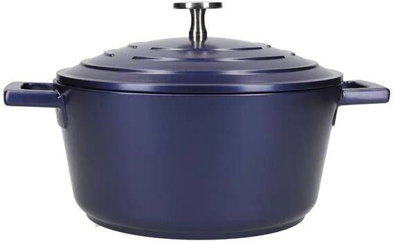 MasterClass Braadpan 20 cm 2.5 L Gietaluminium Metallic Blauw