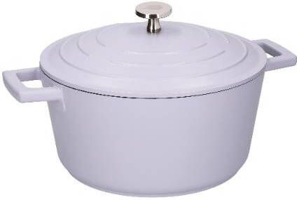 MasterClass Braadpan Gietaluminium 24 cm 4 L Lavendel