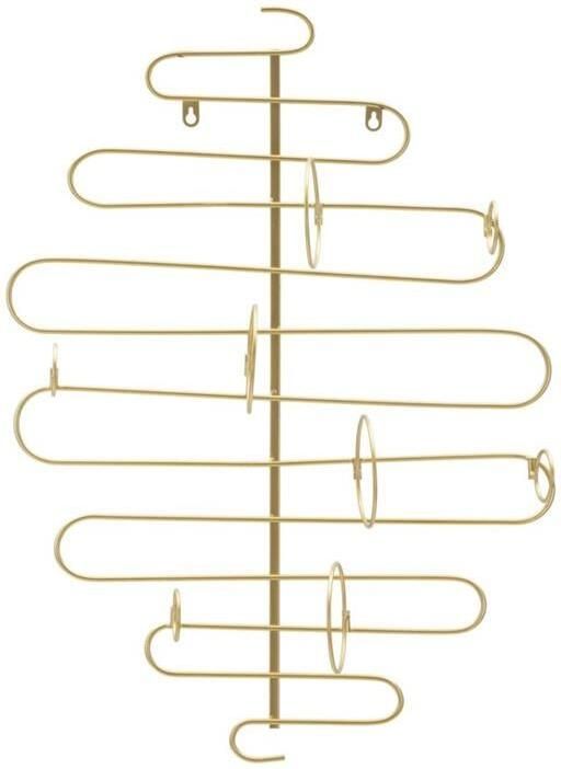 Mauro Ferretti Alid Wandmontage fleshouder in goud metaal