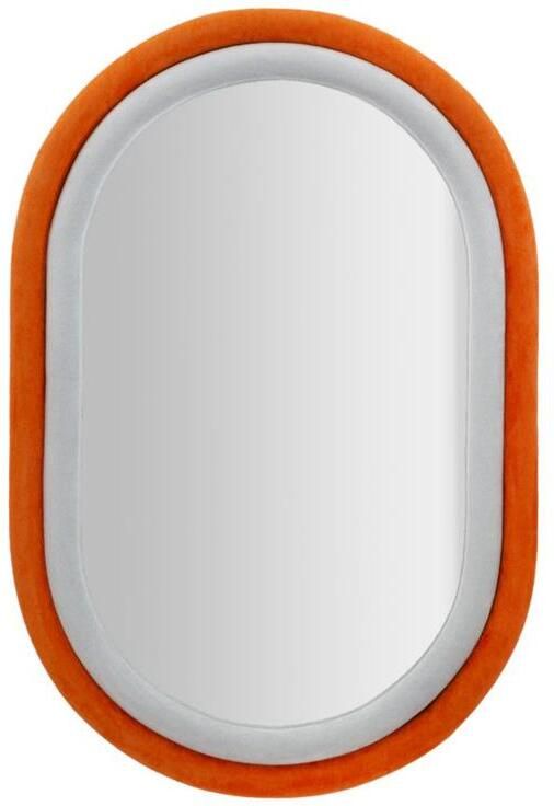 Mauro Ferretti Antony Wandspiegel in oranje fluweel