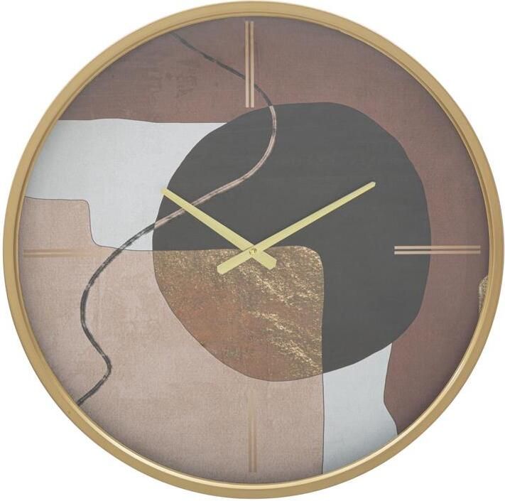 Mauro Ferretti Art Wandklok in veelkleurig metaal