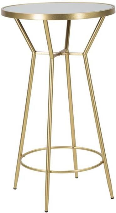 Mauro Ferretti Circle tafel in goud metaal met spiegel