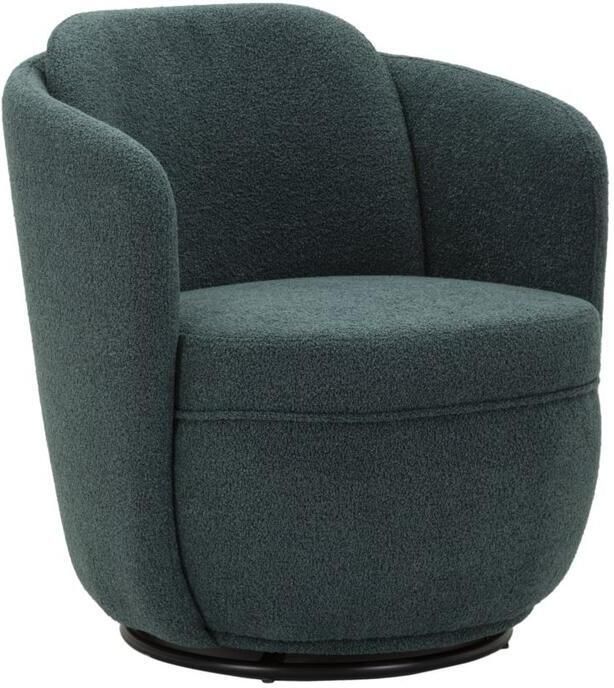 Mauro Ferretti Draaistoel in octaniumweefsel cm 70x72x75