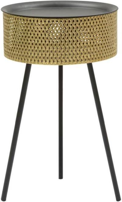 Mauro Ferretti Glovy Metalen tafel in goud en zwart