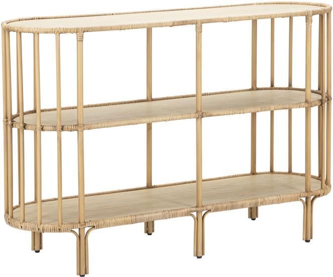 Mauro Ferretti Panama Console met 3 planken in bruin metaal