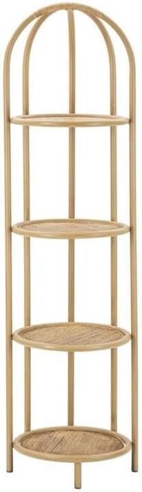 Mauro Ferretti Panama Hoek boekenkast in bruin metaal