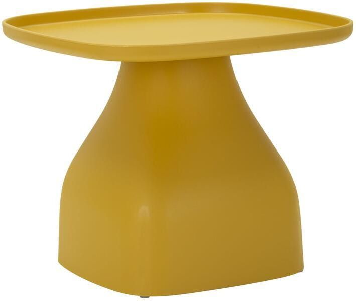 Mauro Ferretti Plastic tafel geel cm 48x48x38