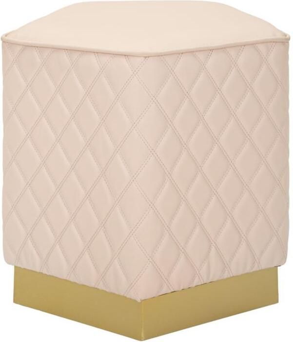 Mauro Ferretti Sharon Pentagonale poef in kunstleer