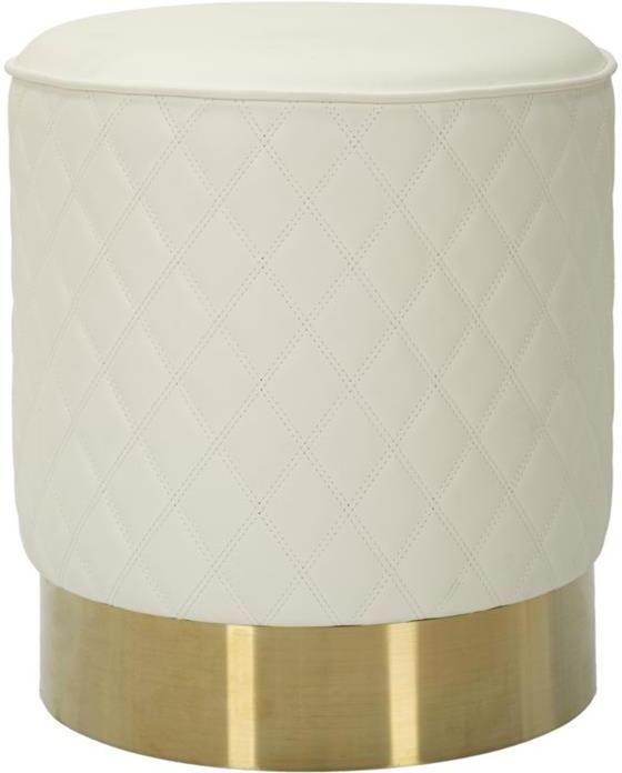 Mauro Ferretti Sharon Ronde leerachtige poef